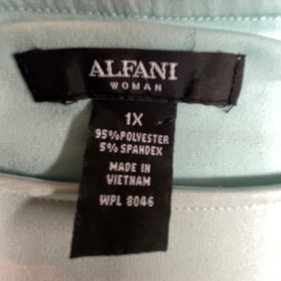 Pre-Owned,1X,Alfani, Multi color Tunic Top - Picture 9 of 12